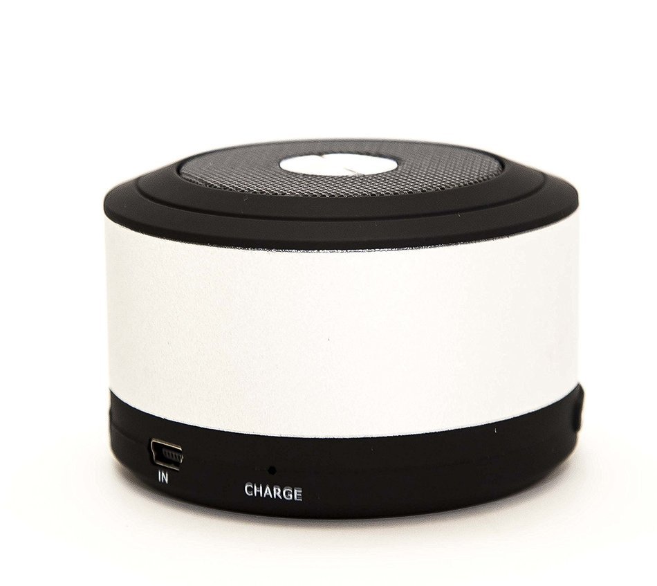 Portable My Vision Bluetooth Mini Speaker for Iphone / Galaxy Metal Silver N3