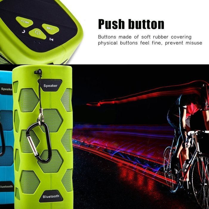 Double J&J Outdoor Waterproof Shockproof Dustproof Portable Bluetooth Speaker Wireless Rechargeable Speaker with... N5