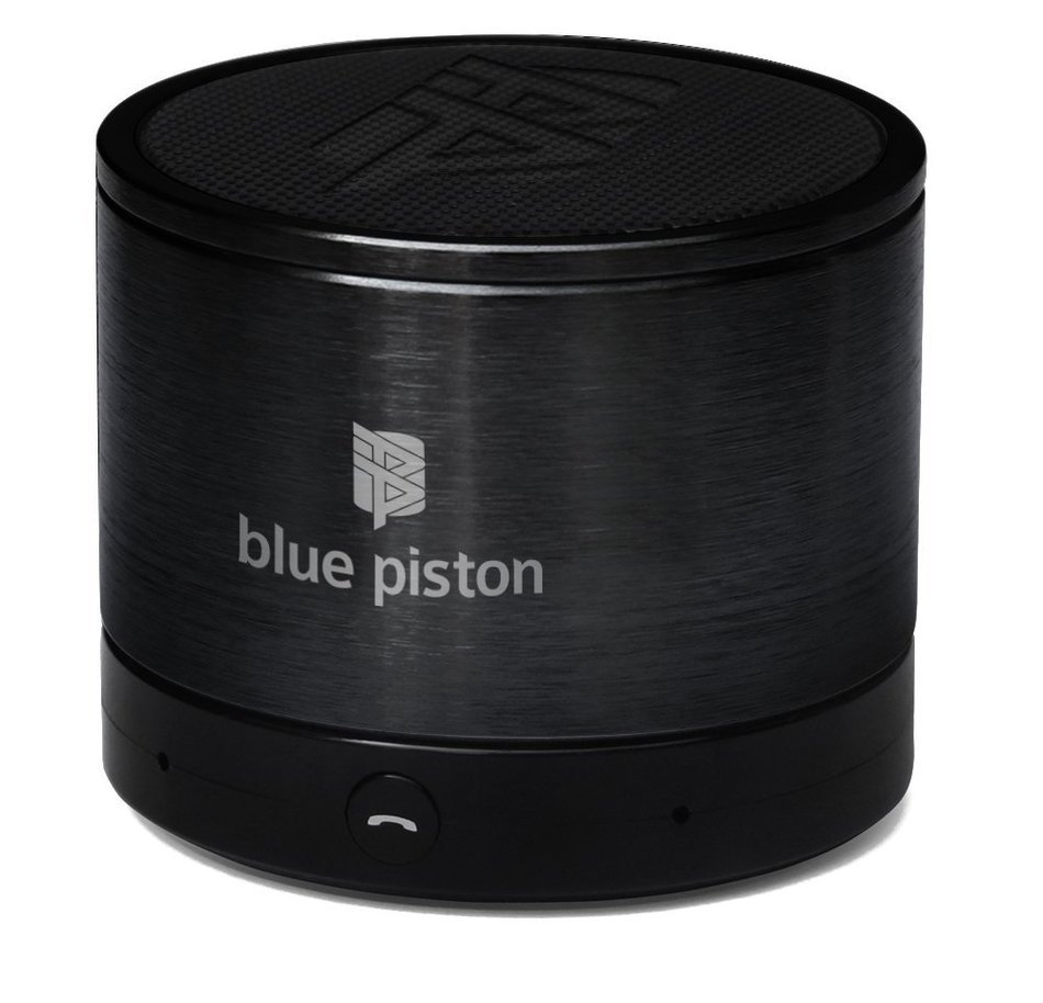 Logiix Blue Piston Rechargeable Bluetooth Speaker - Black (LGX-10609)