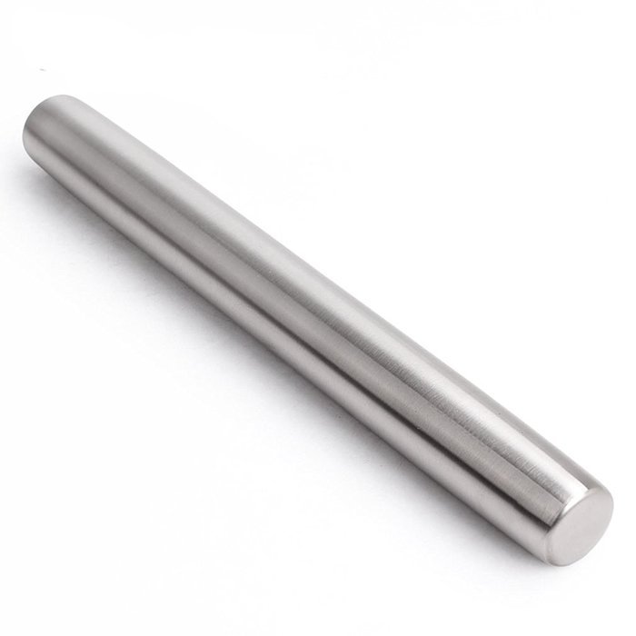 Yoofor 18/10 (304) Stainless Steel Rolling Pin, 16" / 40cm Non-Stick Kitchen Baking Tool