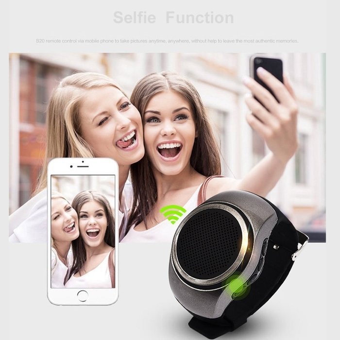 Bluetooth Speaker Watch,Show Wish Multifunctional Bluetooth Speaker Watch with FM Radio and Hands Free Microphone... N23