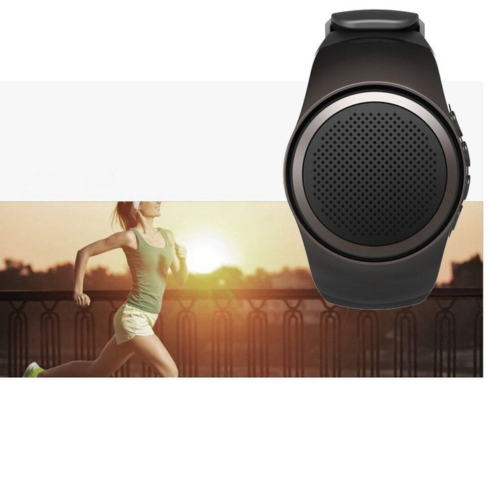 Bluetooth Speaker Watch,Show Wish Multifunctional Bluetooth Speaker Watch with FM Radio and Hands Free Microphone... N24