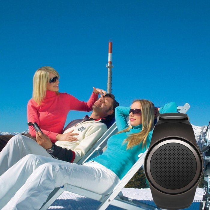 Bluetooth Speaker Watch,Show Wish Multifunctional Bluetooth Speaker Watch with FM Radio and Hands Free Microphone... N26