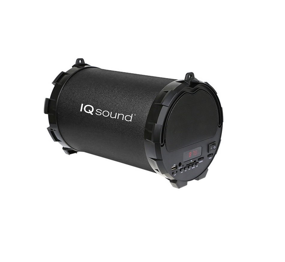 Supersonic IQ-1328BT Rechargeable Speaker with FM/USB/SD/AUX IN/LED Display/Bluetooth - BLACK
