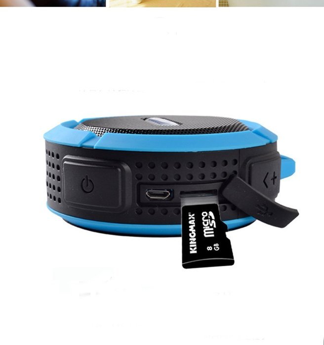 E-Zigo Outdoor Sport Bluetooth Speaker SplashProof & Shockproof Portable Shower HD Wireless speaker phone w/ Suction... N4
