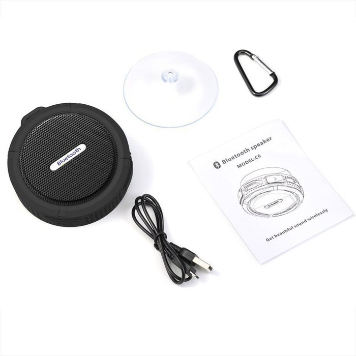 E-Zigo Outdoor Sport Bluetooth Speaker SplashProof & Shockproof Portable Shower HD Wireless speaker phone w/ Suction... N24