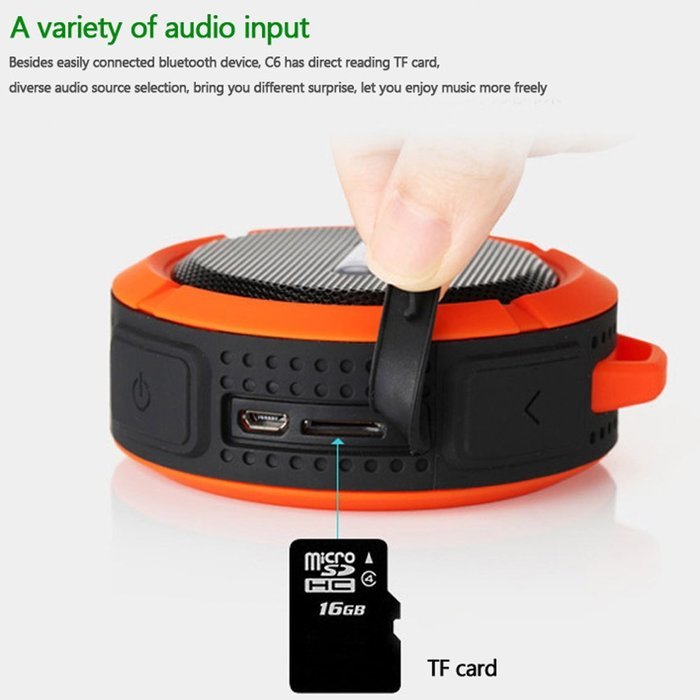E-Zigo Outdoor Sport Bluetooth Speaker SplashProof & Shockproof Portable Shower HD Wireless speaker phone w/ Suction... N30