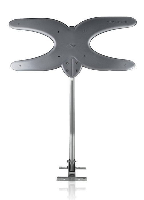 Mohu Sky 60 TV Antenna, Outdoor, Amplified, 60 Mile Range, Durable Lightweight, Mount Kit Included, Roof or Attic... N2