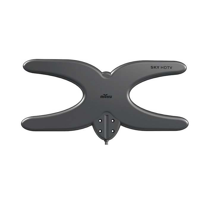Mohu Sky 60 TV Antenna, Outdoor, Amplified, 60 Mile Range, Durable Lightweight, Mount Kit Included, Roof or Attic... N3