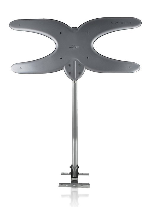 Mohu Sky 60 TV Antenna, Outdoor, Amplified, 60 Mile Range, Durable Lightweight, Mount Kit Included, Roof or Attic... N4