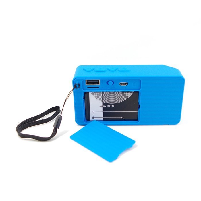 JS-BASE Ultra-Portable Wireless Bluetooth Speaker,Built in Mic for Handsfree,Multifunction Mini Speaker FM Radio... N15