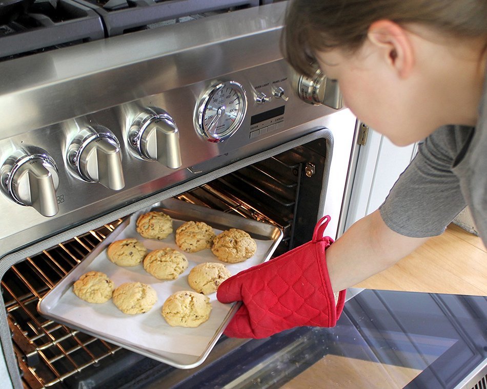 Baking Sheet Half-Size Aluminum Pan (13" x 18") 1-Piece | Designed To Fit Your Oven | Only From Indigo True Company N2