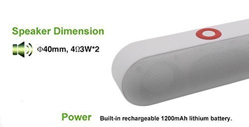 Audio Monster Outdoor Portable Subwoofer HD Sound and Bass Bluetooth Speaker with Handsfree Calling N5