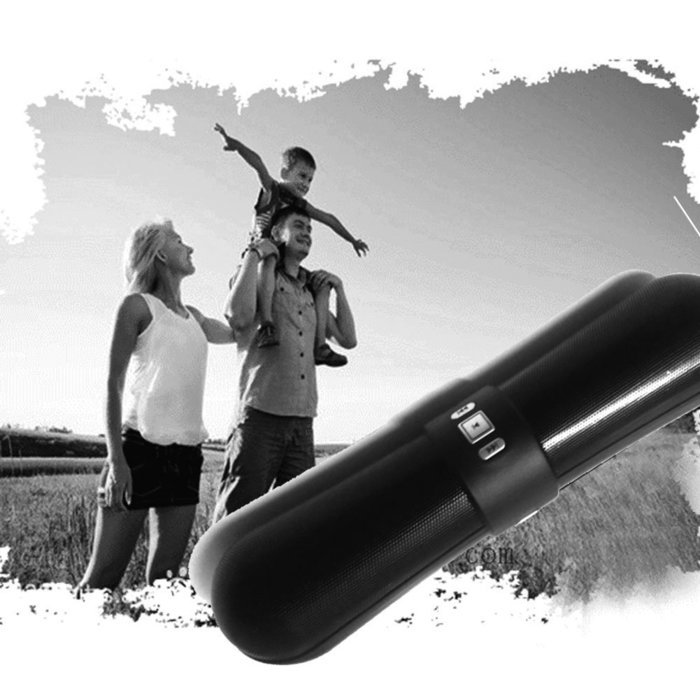 LarKoo Portable Wireless Capsule Bluetooth Speaker, Wireless Pill Audio MPE Player Bluetooth Speakers Bass Stereo... N6
