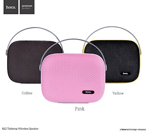 HOCO BS2 Tabletop Wireless Rechargeable Bluetooth Speaker - Pink
