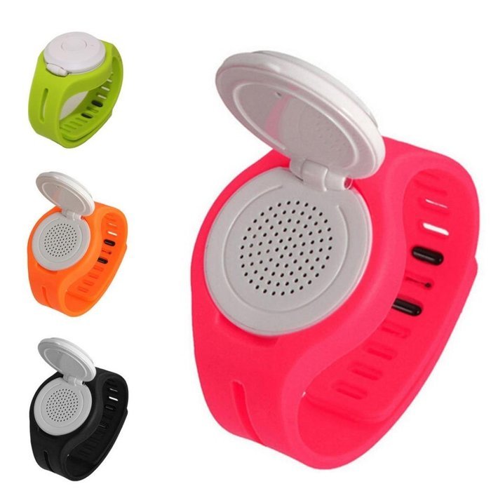 Muangan Mini Wireless Bluetooth Stereo FM Watch Speaker (GREEN) N2
