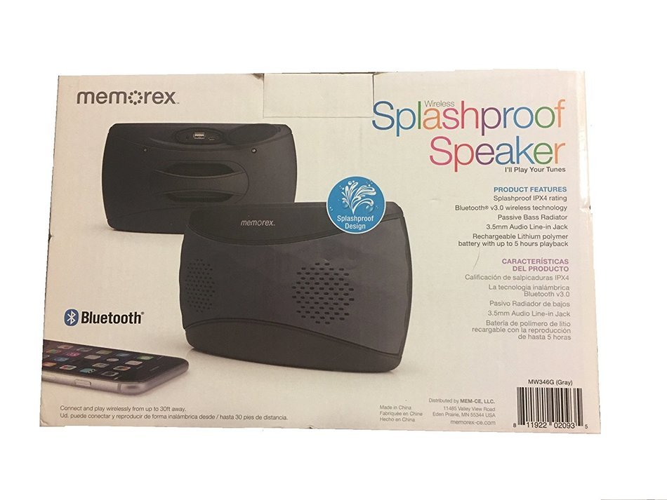 Memorex Wireless Spalshproof Speaker