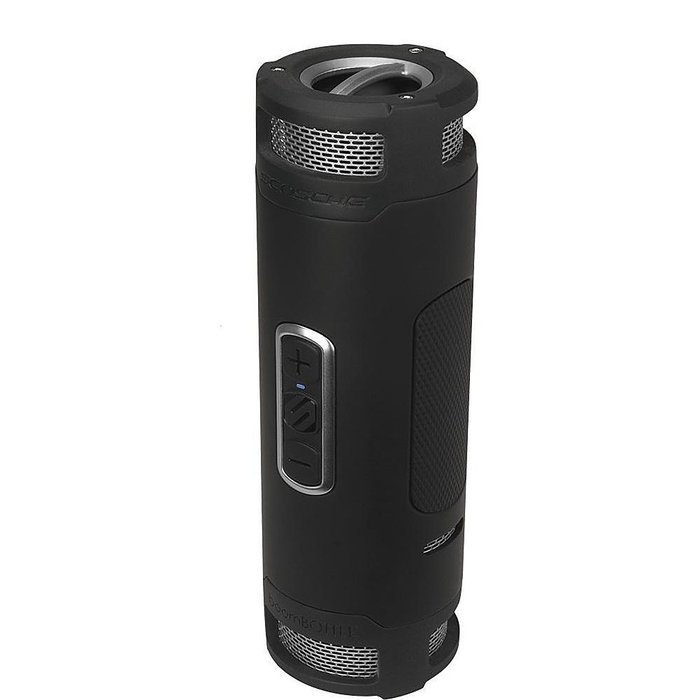 SCOSCHE boomBOTTLE+ Rugged Waterproof Wireless Bluetooth Speaker (Black/Gold) N7