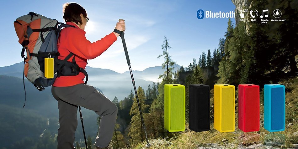 KD N13 Waterproof Portable Wireless Bluetooth Speaker,Powerful Sound with SOS build in Mic, Works for Iphone,... N7