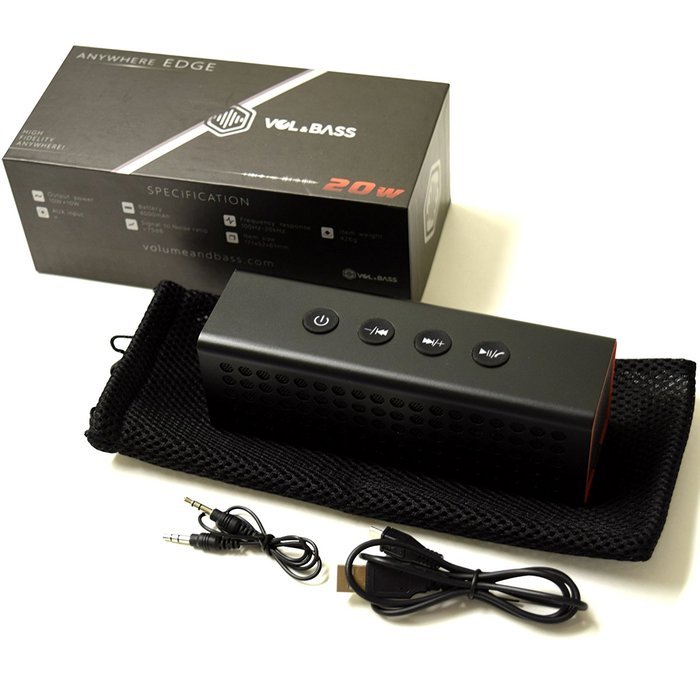 VOLUME & BASS Wireless Bluetooth Speaker 20W of Stereo Streaming Sound 18+ Hour Battery Life and Top Rated High-Def... N6