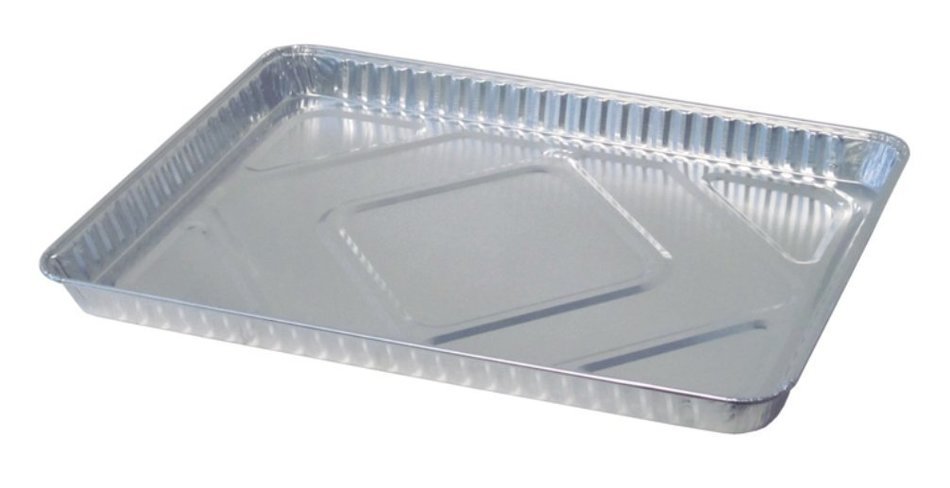 Durable Packaging 7300-55 Disposable Aluminum Sheet Cake Pan, 17-5/8" x 12-13/16" (Pack of 100)