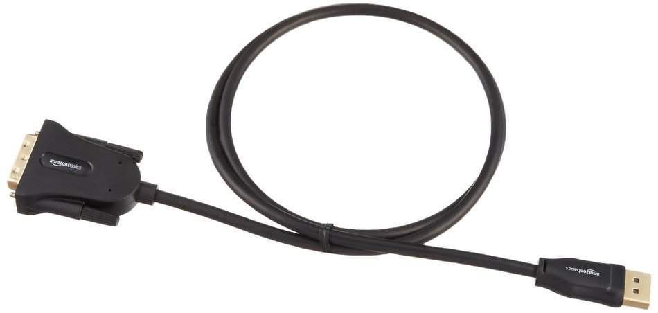 AmazonBasics DisplayPort to DVI Cable - 6 Feet N9