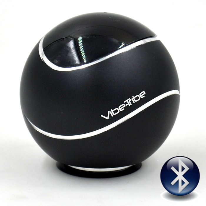 Vibe-Tribe Orbit Black: 15 Watt Bluetooth Vibration Speaker with Hands Free N2