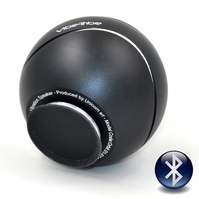 Vibe-Tribe Orbit Black: 15 Watt Bluetooth Vibration Speaker with Hands Free N3