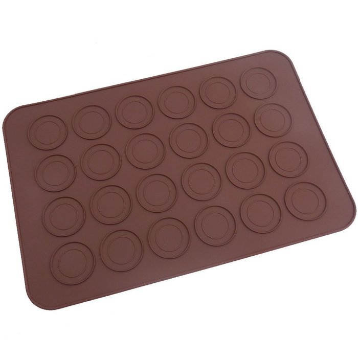 Lariy Silicone Pastry Cake Macaroon Baking Mould 24-cavity Baking Sheet Mat