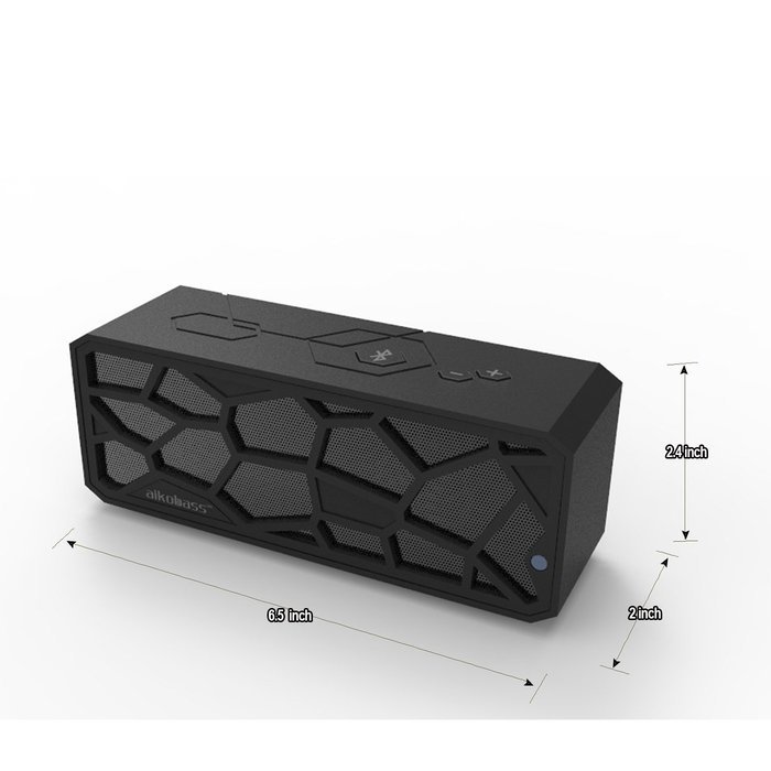 SHANGRI-LA Honeycomb Portable Wireless Bluetooth CSR 4.0 Stereo Systems Speaker with NFC, Powered Subwoofer, Built-in... N4