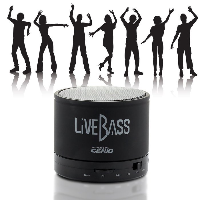 LiveBass Portable Wireless Bluetooth Speaker - High Quality Bass System - Home, Outdoor & Travel Use (Charcoal... N7