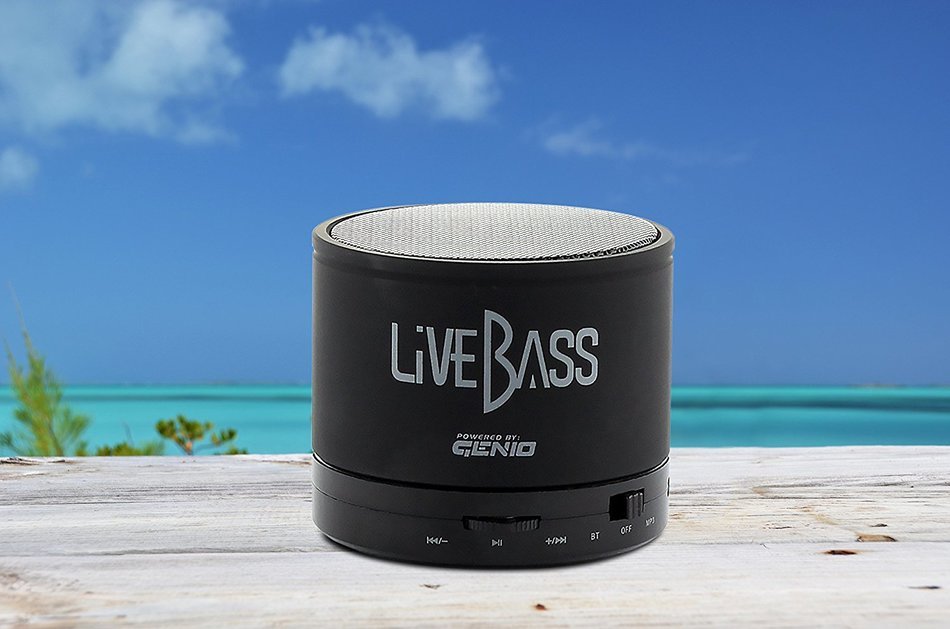 LiveBass Portable Wireless Bluetooth Speaker - High Quality Bass System - Home, Outdoor & Travel Use (Charcoal... N8