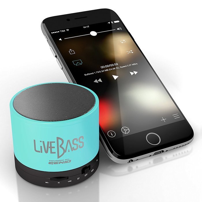 LiveBass Portable Wireless Bluetooth Speaker - High Quality Bass System - Home, Outdoor & Travel Use (Charcoal... N12