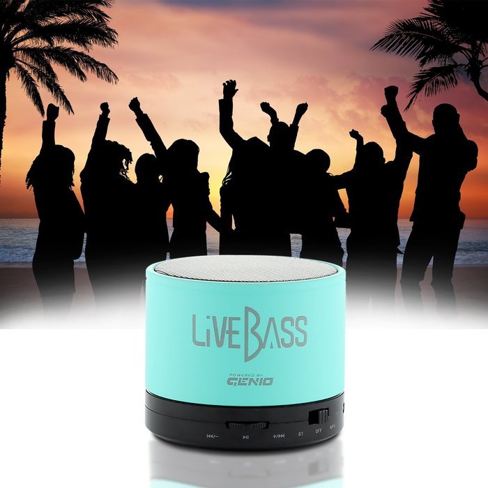 LiveBass Portable Wireless Bluetooth Speaker - High Quality Bass System - Home, Outdoor & Travel Use (Charcoal... N14