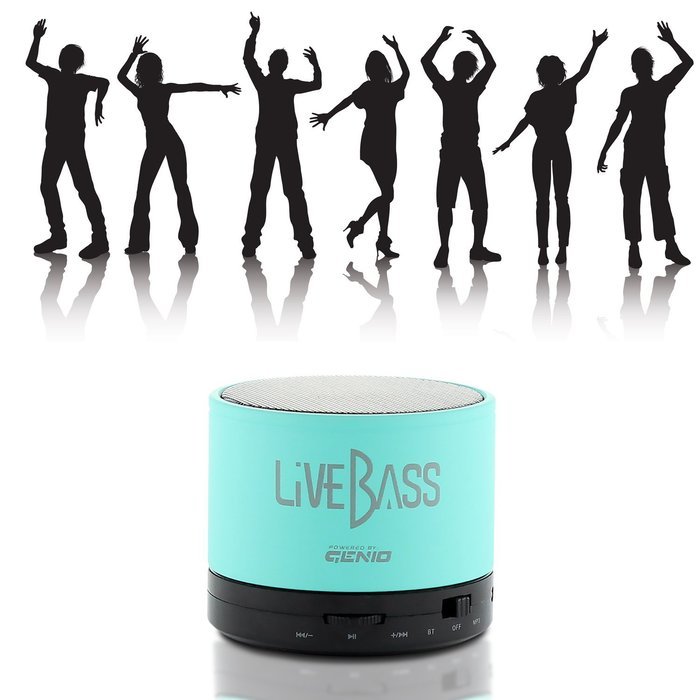 LiveBass Portable Wireless Bluetooth Speaker - High Quality Bass System - Home, Outdoor & Travel Use (Charcoal... N15