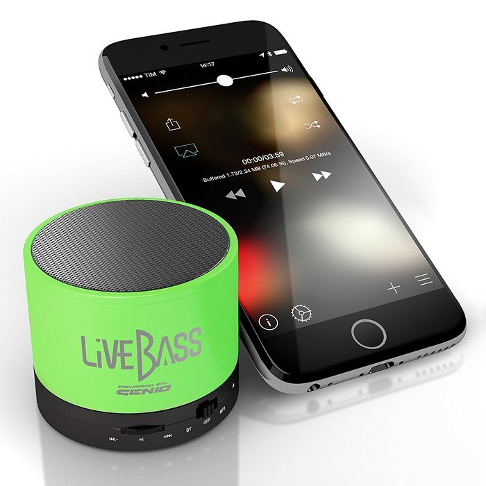 LiveBass Portable Wireless Bluetooth Speaker - High Quality Bass System - Home, Outdoor & Travel Use (Charcoal... N21