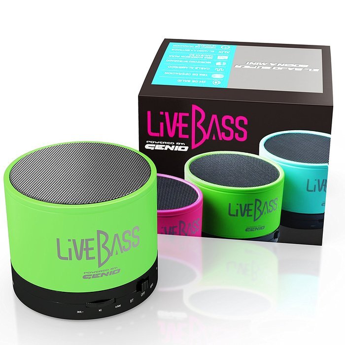 LiveBass Portable Wireless Bluetooth Speaker - High Quality Bass System - Home, Outdoor & Travel Use (Charcoal... N22