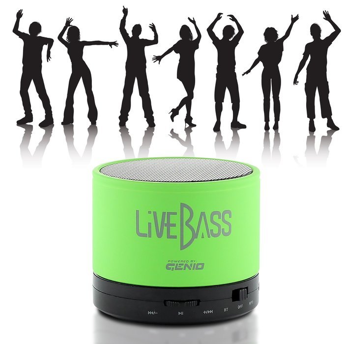 LiveBass Portable Wireless Bluetooth Speaker - High Quality Bass System - Home, Outdoor & Travel Use (Charcoal... N24