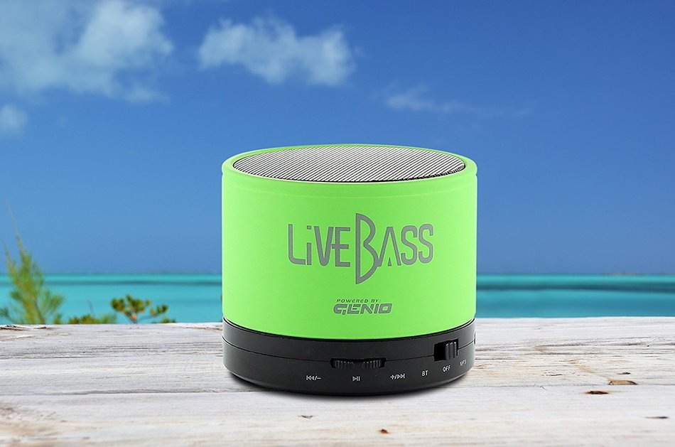 LiveBass Portable Wireless Bluetooth Speaker - High Quality Bass System - Home, Outdoor & Travel Use (Charcoal... N25