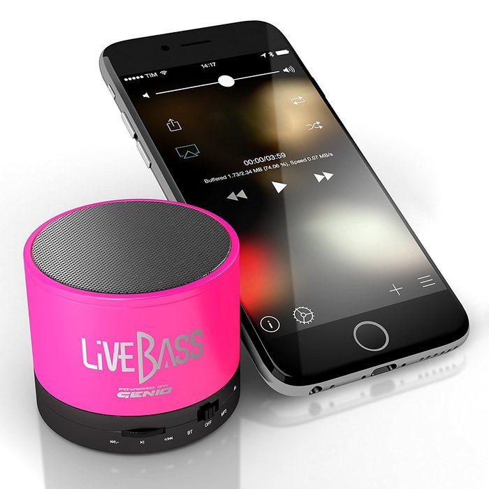 LiveBass Portable Wireless Bluetooth Speaker - High Quality Bass System - Home, Outdoor & Travel Use (Charcoal... N29