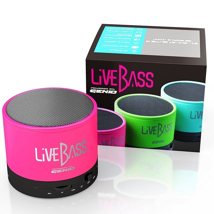 LiveBass Portable Wireless Bluetooth Speaker - High Quality Bass System - Home, Outdoor & Travel Use (Charcoal... N30