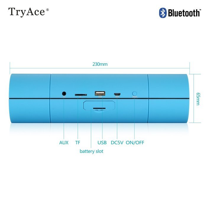TryAce&reg; Portable Boombox NFC Wireless Bluetooth Speaker, Ultra Bass Booster/Power Crystal-Clear Sound/Subwoofer... N5