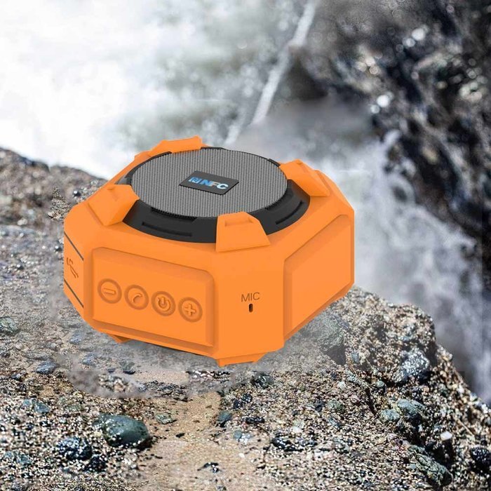 Amuoc Bluetooth Speakers, Portable IP65 Waterproof Outdoor/Shower Bluetooth Speaker Rugged Hi-Def Bass Sound with... N23