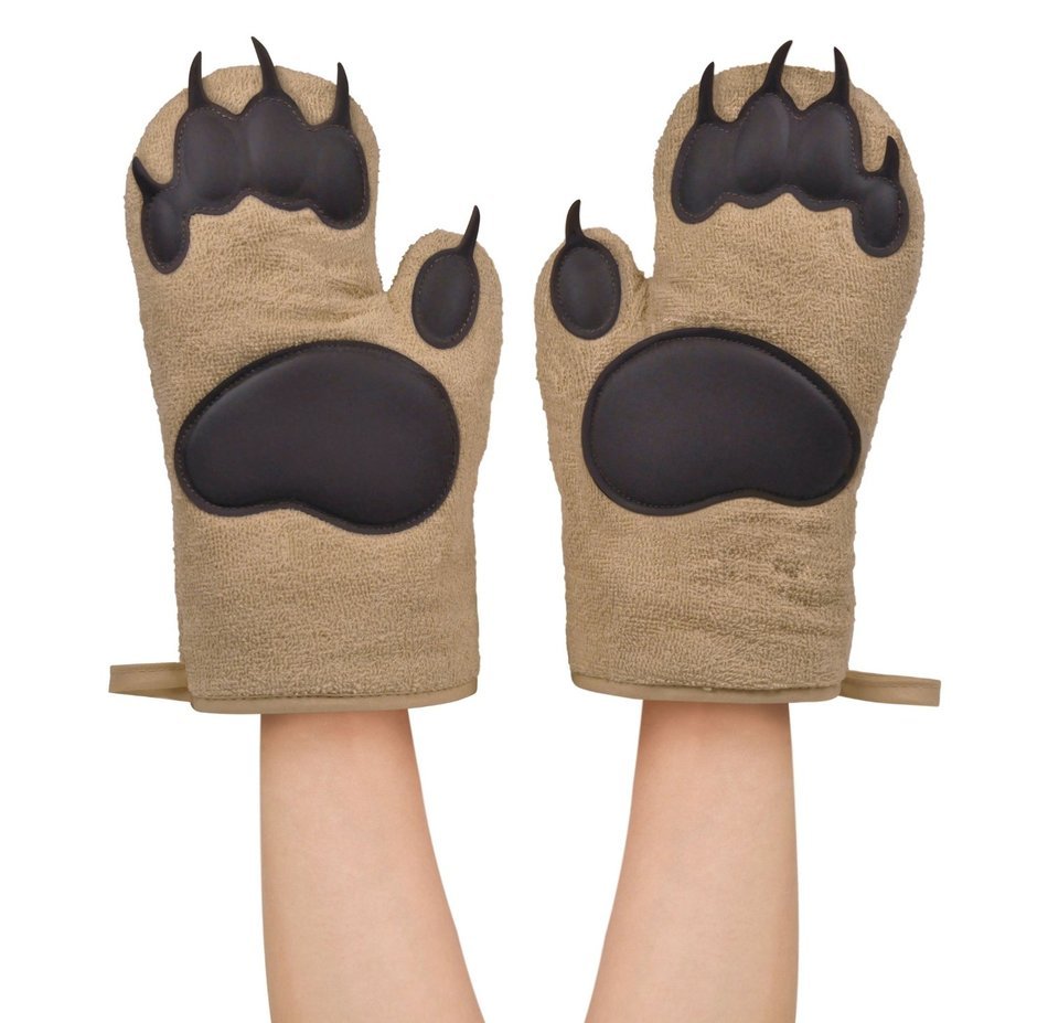 Fred & Friends BEAR HANDS Oven Mitts, Set of 2