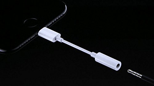 2 pack Lightning to 3.5 mm headphone Jack adapter compatible for iPhone 7 N4