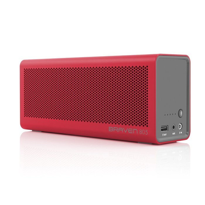 BRAVEN 805 Portable Wireless Bluetooth Speaker [18 Hours Playtime] Built-In 4400 mAh Power Bank Charger - Black... N10