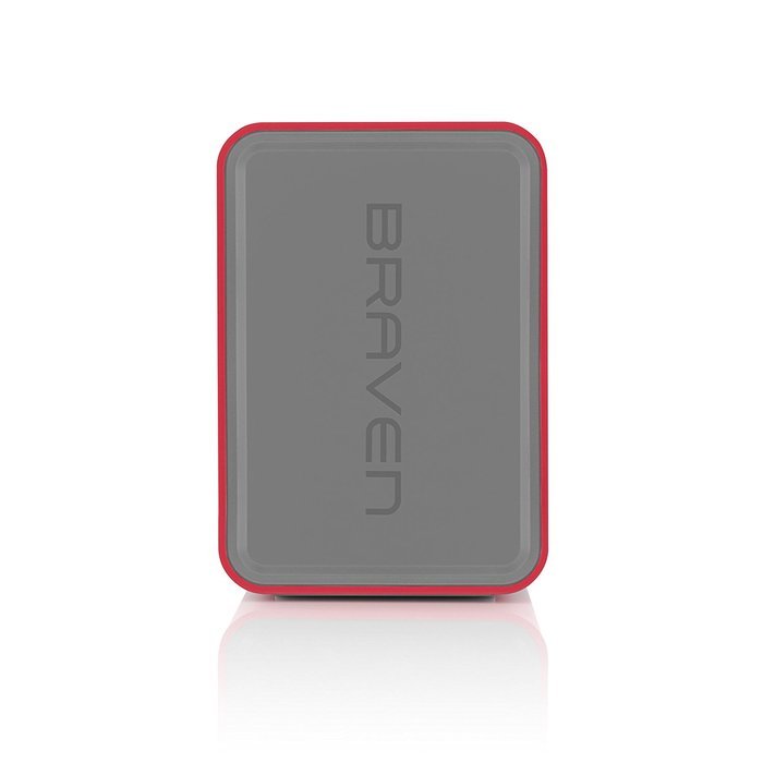 BRAVEN 805 Portable Wireless Bluetooth Speaker [18 Hours Playtime] Built-In 4400 mAh Power Bank Charger - Black... N16