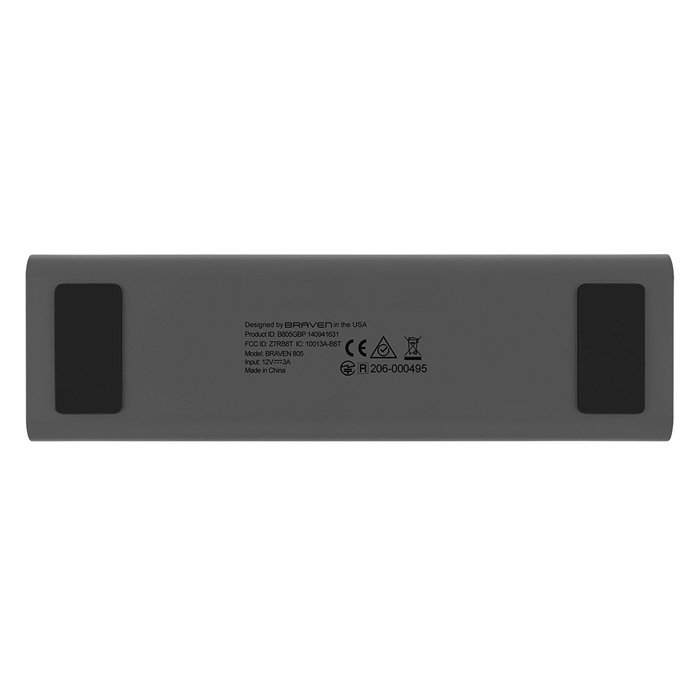 BRAVEN 805 Portable Wireless Bluetooth Speaker [18 Hours Playtime] Built-In 4400 mAh Power Bank Charger - Black... N37