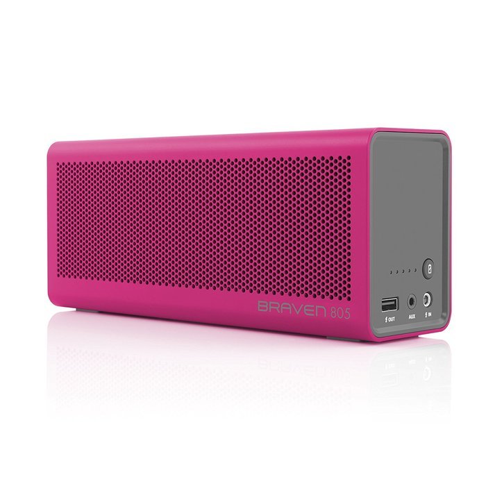 BRAVEN 805 Portable Wireless Bluetooth Speaker [18 Hours Playtime] Built-In 4400 mAh Power Bank Charger - Black... N52
