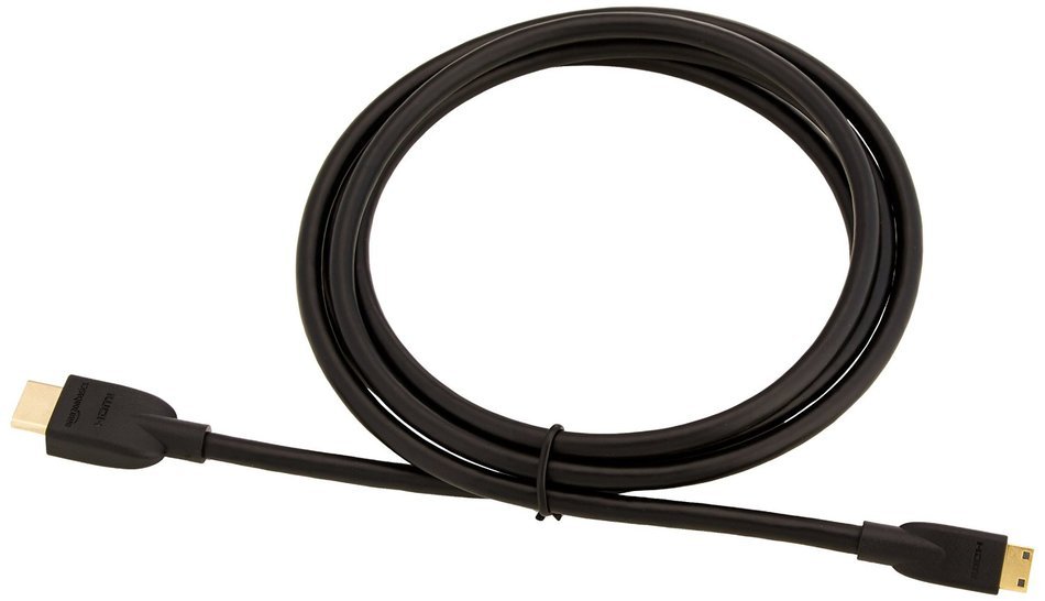 AmazonBasics High-Speed Mini-HDMI to HDMI Cable - 6 Feet (Latest Standard) N4